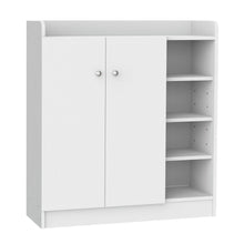 Load image into Gallery viewer, Versatile Shoe Storage Cabinet with Adjustable Shelves - Modern White Design
