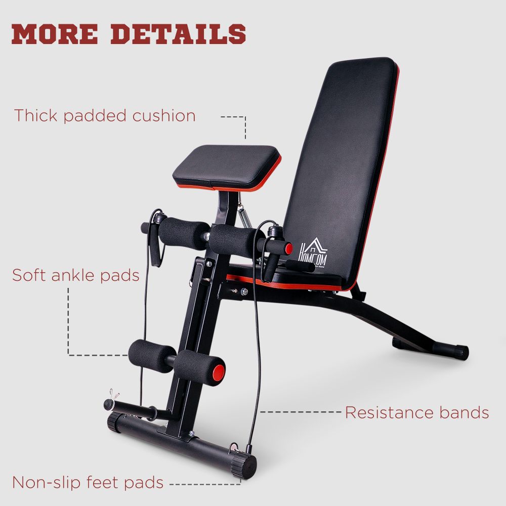 Adjustable Foldable Dumbbell Bench for Total Body Strength Training