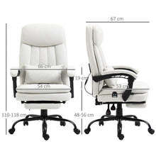 Load image into Gallery viewer, Vinsetto Heated Massage Office Chair - Luxurious Comfort &amp; Vibration Therapy
