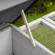 Load image into Gallery viewer, Deluxe 2-Tier Wooden Rabbit Hutch with Water-Resistant Roof &amp; Easy-Clean Tray
