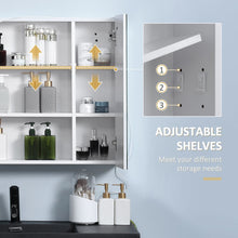 Load image into Gallery viewer, Elegant Touch-Switch LED Mirror Cabinet: Organize Your Bathroom in Style!
