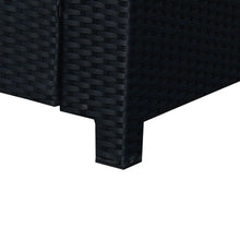 Load image into Gallery viewer, Outsunny Black Rattan 2-Seater Loveseat Sofa - Ultimate Outdoor Comfort
