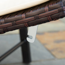 Load image into Gallery viewer, Outsunny Ultimate Folding Rattan Sun Lounger with Comfort Cushion - All-Weather!
