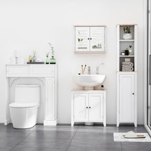 Load image into Gallery viewer, Space-Saving Wall-Mounted Double Door Mirror Cabinet for Stylish Storage
