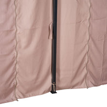 Load image into Gallery viewer, Outsunny 4m x 3m Steel Frame Gazebo with Sides - Ultimate Outdoor Shelter!

