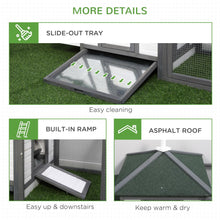 Load image into Gallery viewer, Deluxe Wooden Chicken Coop with Nesting Box &amp; Outdoor Run - Secure &amp; Stylish
