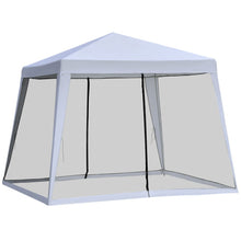 Load image into Gallery viewer, Outsunny 3x3m Outdoor Gazebo Tent with Mesh Screens - Stylish Grey Shelter!
