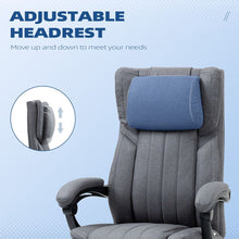 Load image into Gallery viewer, Vinsetto Ergonomic Reclining Office Chair with Headrest &amp; Footrest - Dark Grey
