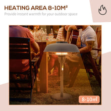 Load image into Gallery viewer, Outsunny 2.1kW Infrared Patio Heater - 3 Heat Settings for Ultimate Comfort
