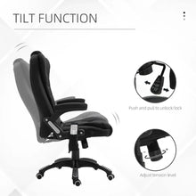 Load image into Gallery viewer, Luxury Executive Reclining Massage Chair with Heating &amp; Headrest - Black
