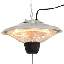 Load image into Gallery viewer, Outsunny Hanging Patio Heater, 1500W, Aluminium-Silver
