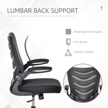 Load image into Gallery viewer, Vinsetto Ergonomic Mesh Office Chair with Lumbar Support &amp; Swivel Function
