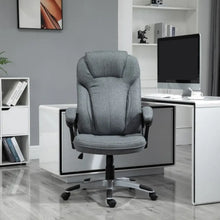 Load image into Gallery viewer, Ergonomic Grey High Back Office Chair - Adjustable &amp; Comfort-Enhanced Design
