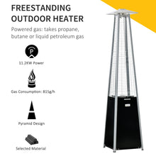 Load image into Gallery viewer, 11.2KW Outdoor Pyramid Gas Heater - Stylish &amp; Efficient Patio Warmth
