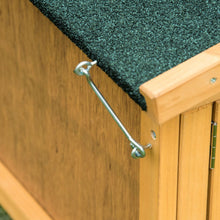 Load image into Gallery viewer, Deluxe 2-Level Wooden Rabbit Hutch with Water-Resistant Roof &amp; Easy-Clean Tray
