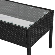 Load image into Gallery viewer, Elegant 4-Seater Rattan Garden Sofa Set with Cushions &amp; Glass Table

