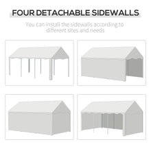 Load image into Gallery viewer, Versatile 6x3m Party Gazebo Canopy Tent with Removable Walls &amp; Doors
