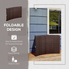 Load image into Gallery viewer, Outsunny Ultimate Folding Rattan Sun Lounger with Comfort Cushion - All-Weather!
