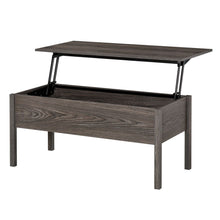 Load image into Gallery viewer, Stylish Grey Lift-Top Coffee Table with Hidden Storage Compartment
