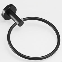 Load image into Gallery viewer, High Quality Rustproof 304 Stainless Steel Matte Black Bathroom Accessories Set Robe Hooks Towel Ring Bar Toilet Paper Holder Tissue Rack

