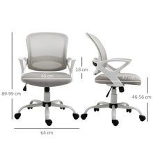 Load image into Gallery viewer, Vinsetto Ergonomic Mesh Office Chair with Lumbar Support &amp; Adjustable Height
