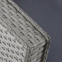 Load image into Gallery viewer, Sleek 6-Piece Grey Rattan Garden Set - Stylish &amp; Comfortable Outdoor Seating
