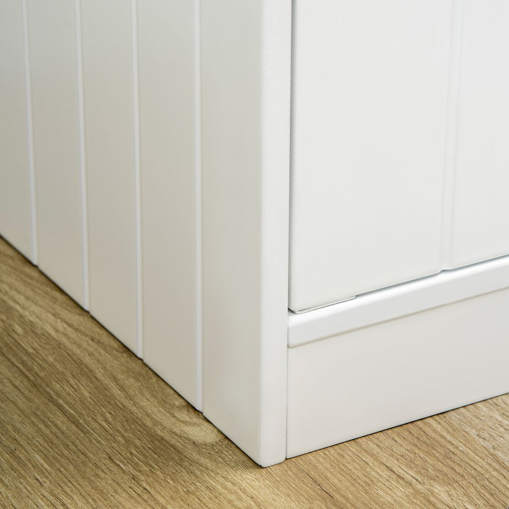 Elevated Dog Feeding Station with Storage - Stylish Comfort for Large Breeds