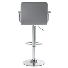 Load image into Gallery viewer, 2pcs 60-80cm 6 Checks Round Cushion No Armrest Bar Stool Gray
