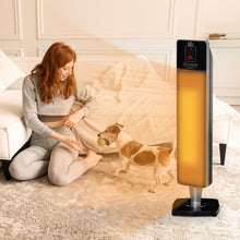 Load image into Gallery viewer, Ceramic Tower Heater Oscillating Space Heater w/ Remote Control 8hrs Timer
