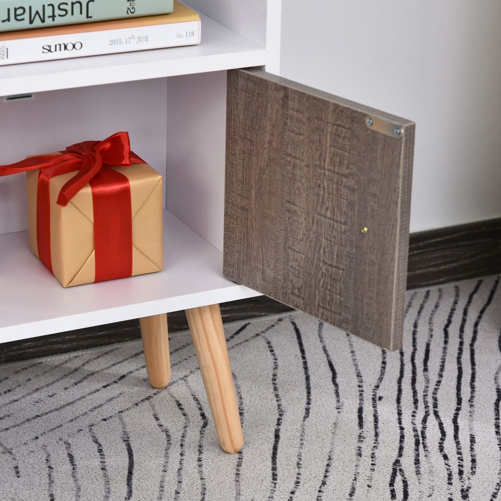 Stylish Multi-Compartment Particle Board Bookcase – Modern Storage Solution