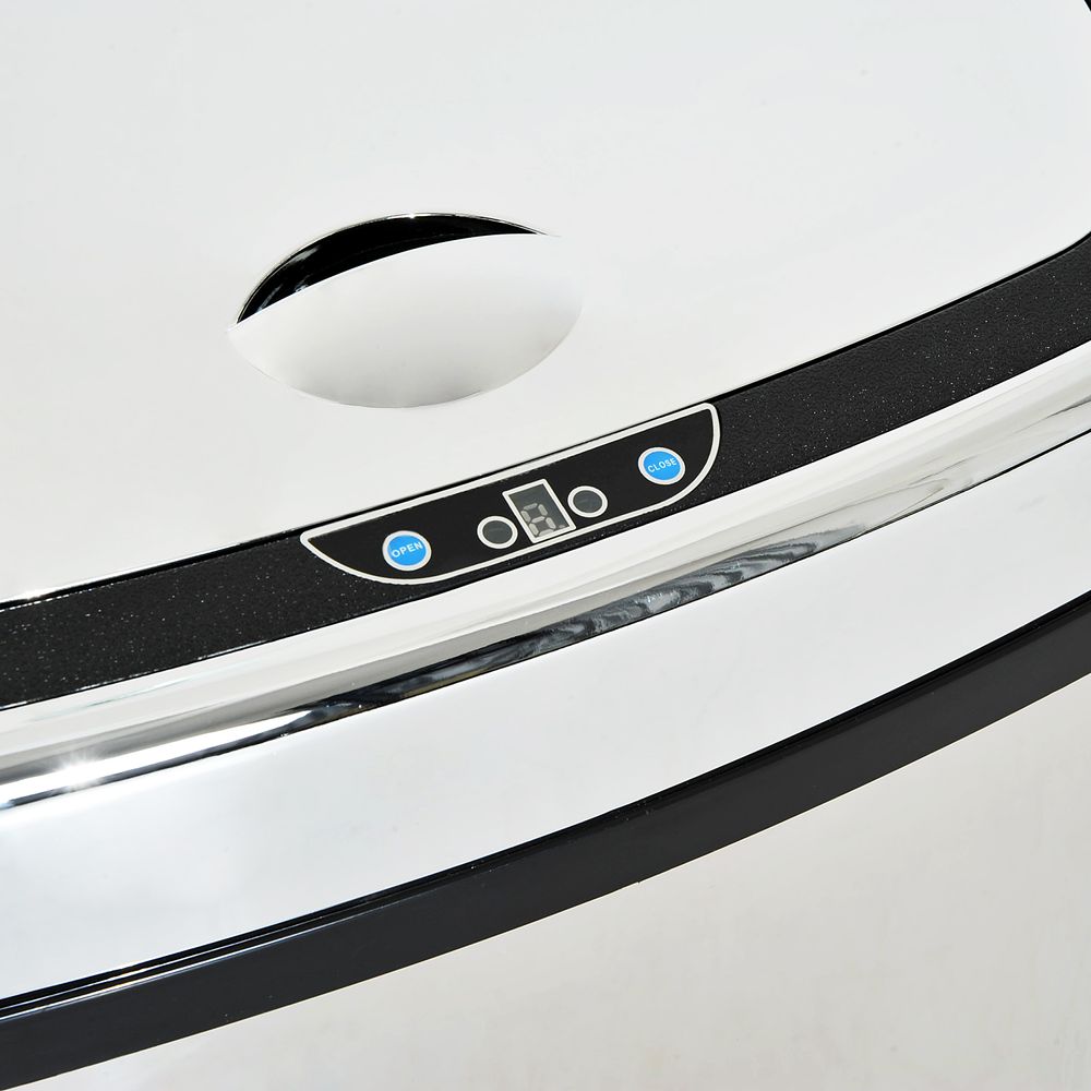 Touchless Stainless Steel Sensor Bin - 68L Automatic Trash Solution