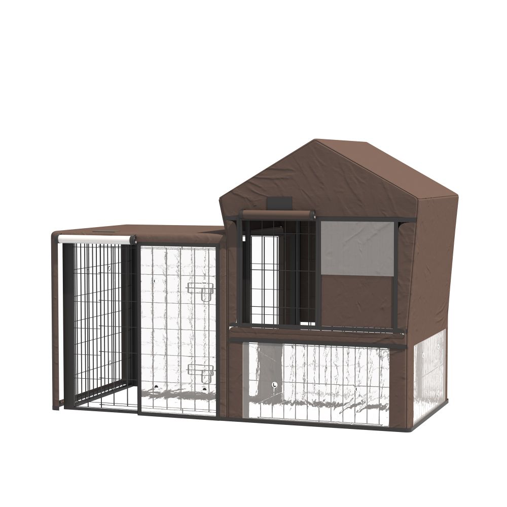 Ultimate Rabbit Hutch Cover: Water-Resistant Windproof Protection for Bunnies