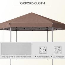 Load image into Gallery viewer, Outsunny 4m Hexagonal Metal Frame Garden Gazebo - Stylish Shelter &amp; Privacy

