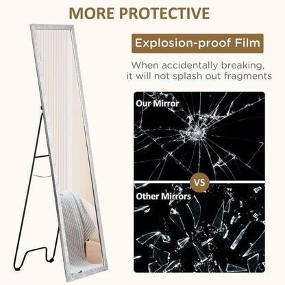 Elegant Full-Length Free Standing Mirror - Perfect for Any Room!