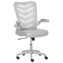 Load image into Gallery viewer, Mesh Office Chair Home Swivel Task Chair w/ Lumbar Support, Arm, Grey Vinsetto
