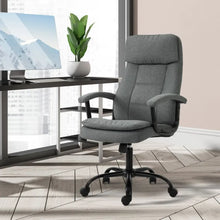 Load image into Gallery viewer, Revitalizing 2-Point Massage Office Chair - Adjustable Height, Grey Comfort
