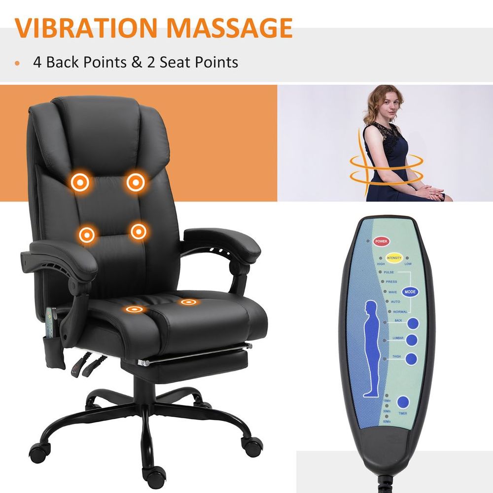RevivePro 6-Point Massage Racing Chair: Electric Comfort With Adjustable Angles