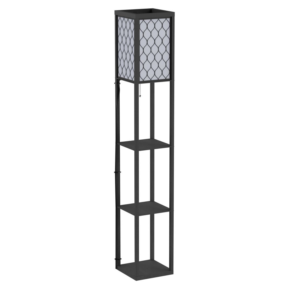 Modern 4-Tier Shelf Floor Lamp - Stylish Lighting & Storage Solution