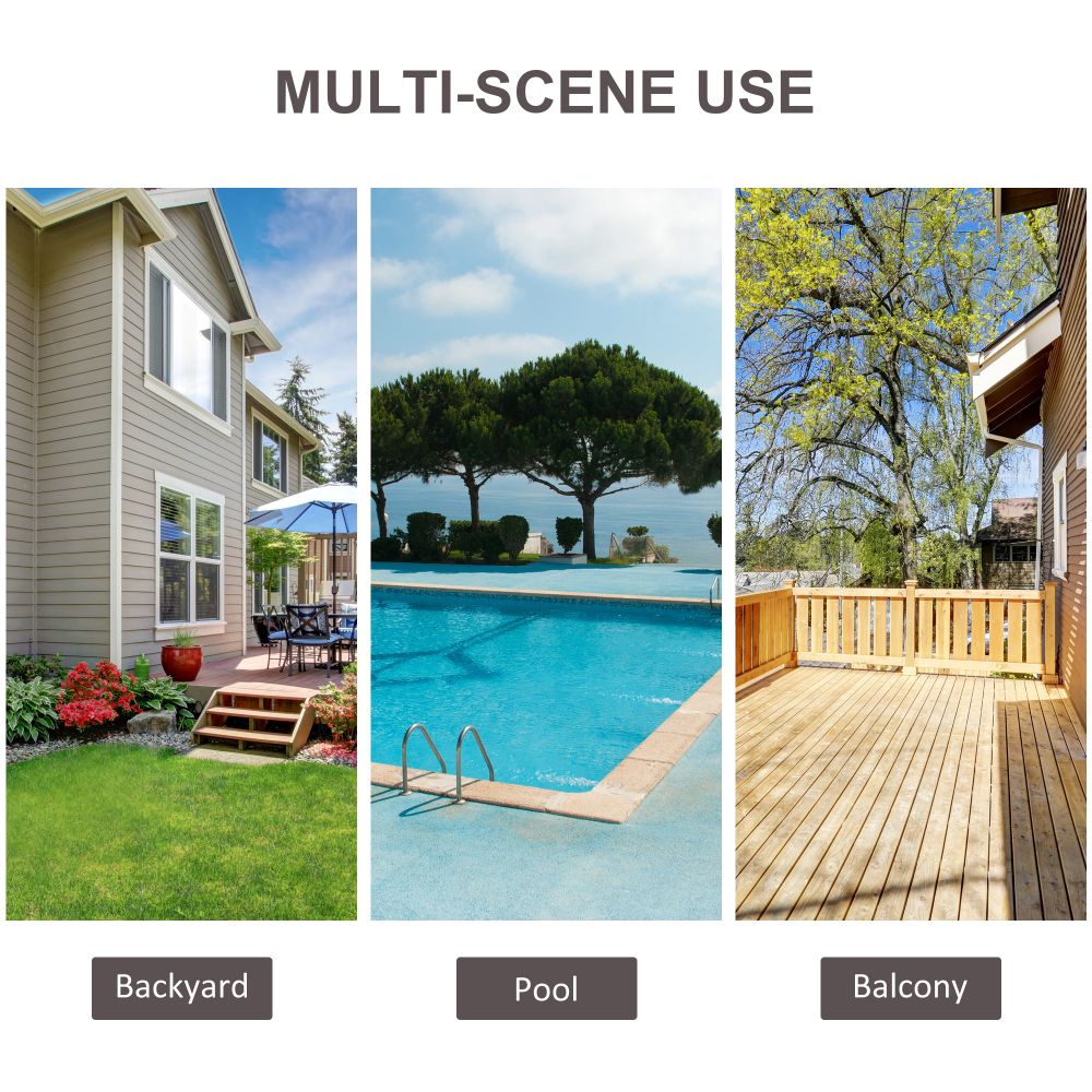 Outsunny Grey Rattan Sofa Set: Stylish 2-Seater with Cushions & Glass Table