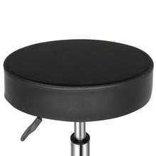 Load image into Gallery viewer, Round Stool Ha Ha Feet Rotation Bar Stool Black
