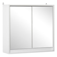 Load image into Gallery viewer, Stylish Wall-Mounted Mirror Cabinet with Adjustable Shelf &amp; Storage for Bathrooms
