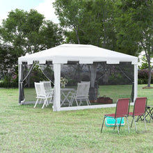 Load image into Gallery viewer, Premium 4x3 m Waterproof Gazebo - Elegant Party Tent with Bug-Resistant Sides
