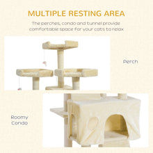 Load image into Gallery viewer, Ultimate Cat Tree: Scratcher Post, Condo, Play Toy &amp; Perch for Happy Kittens!
