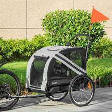 Load image into Gallery viewer, Transformative 2-in-1 Dog Bike Trailer &amp; Stroller - Safety meets Adventure!
