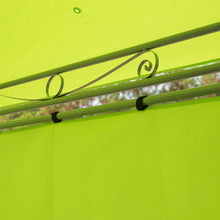 Load image into Gallery viewer, Lemon Green 3m x 3m Metal Gazebo with Sidewalls - Perfect for Outdoor Gatherings!
