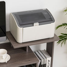 Load image into Gallery viewer, Stylish Grey Computer Desk with Storage Drawer &amp; Sliding Keyboard Tray

