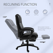 Load image into Gallery viewer, Vinsetto High Back Recliner Office Chair with Footrest - Ultimate Comfort!
