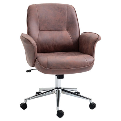 Vinsetto Microfibre Executive Office Chair - Swivel, Tilt & Wheels in Red