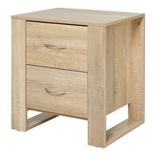 Load image into Gallery viewer, Modern 2-Drawer Nightstand: Stylish Storage for Your Bedroom Essentials
