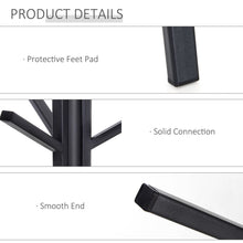 Load image into Gallery viewer, Stylish 180cm Metal Coat Rack &amp; Shelf - 9 Hooks for Hats, Scarves &amp; More!
